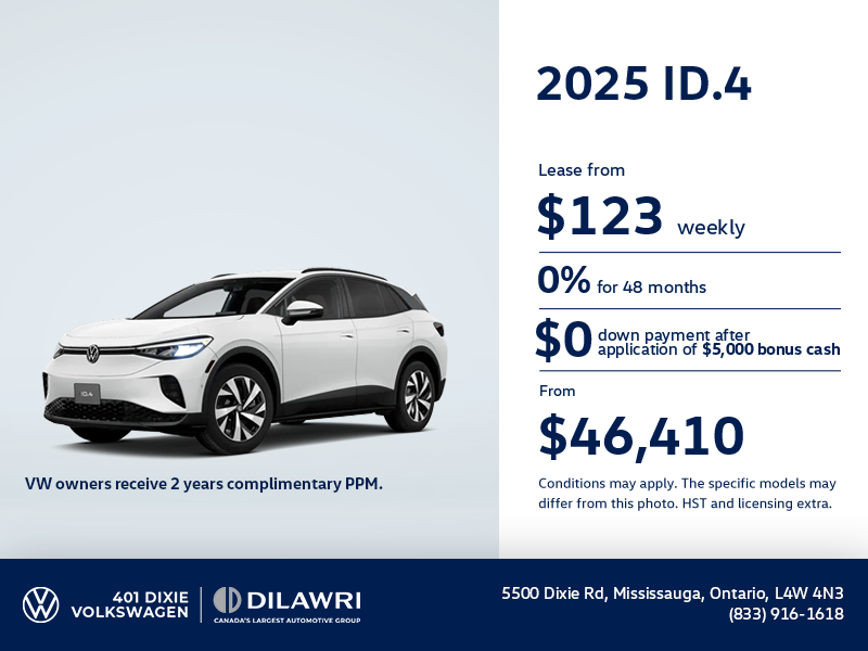 Get the 2025 Volkswagen ID.4