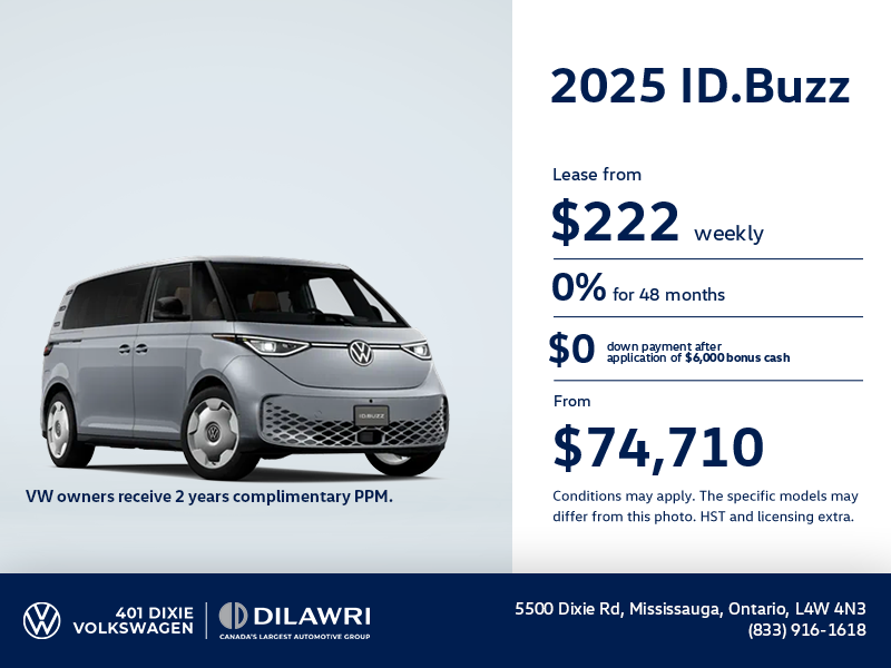 Get the 2025 Volkswagen ID. Buzz