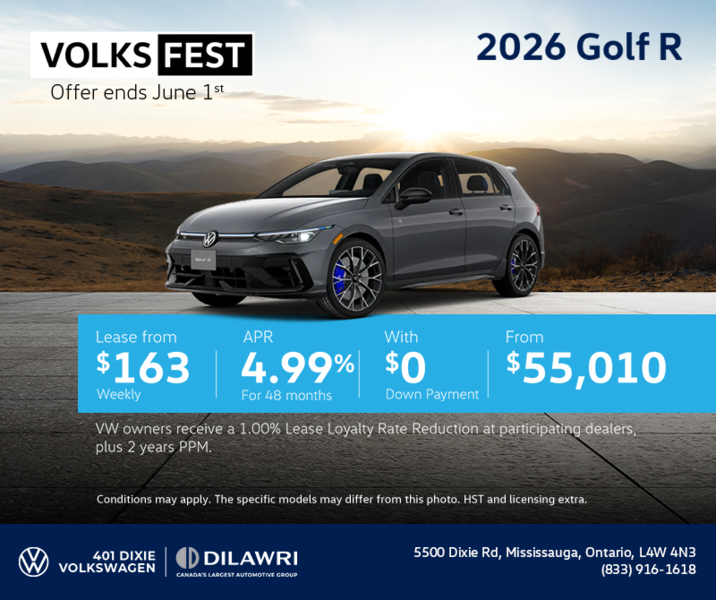 Get the 2026 Volkswagen Golf R
