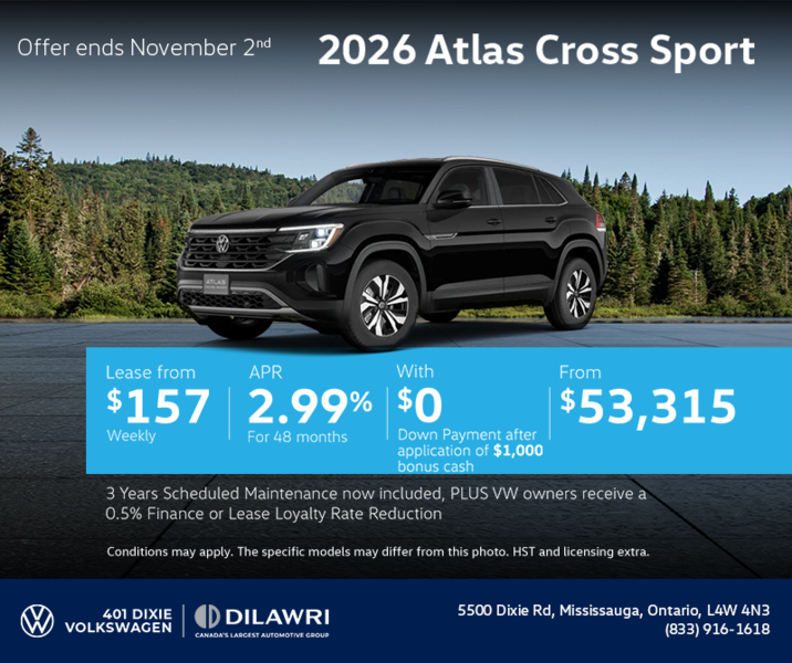 2026 Volkswagen Atlas Cross Sport