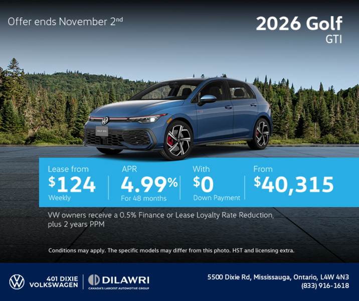 2026 Volkswagen Golf GTI