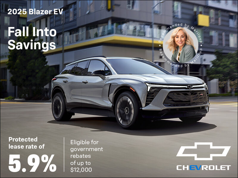 Get the 2025 Chevrolet Blazer EV