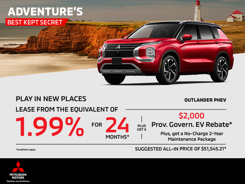 Get the 2025 Mitsubishi Outlander PHEV