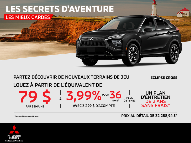 Procurez-vous le Mitsubishi Eclipse Cross 2025