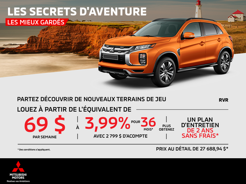 Procurez-vous le Mitsubishi Rvr 2025