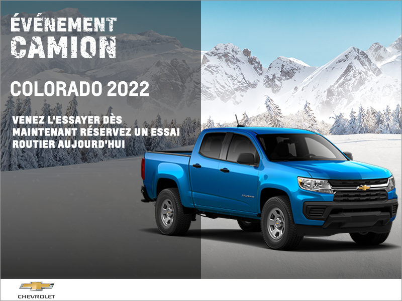 Le Chevrolet Colorado 2022