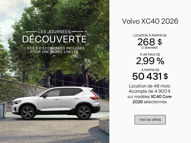 Le Volvo XC40 2026