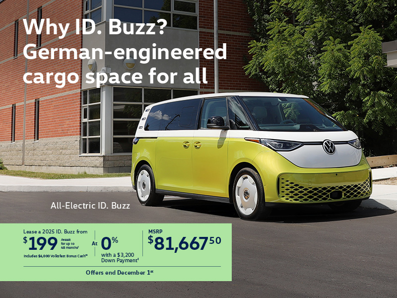 Get the 2025 Volkswagen ID.Buzz