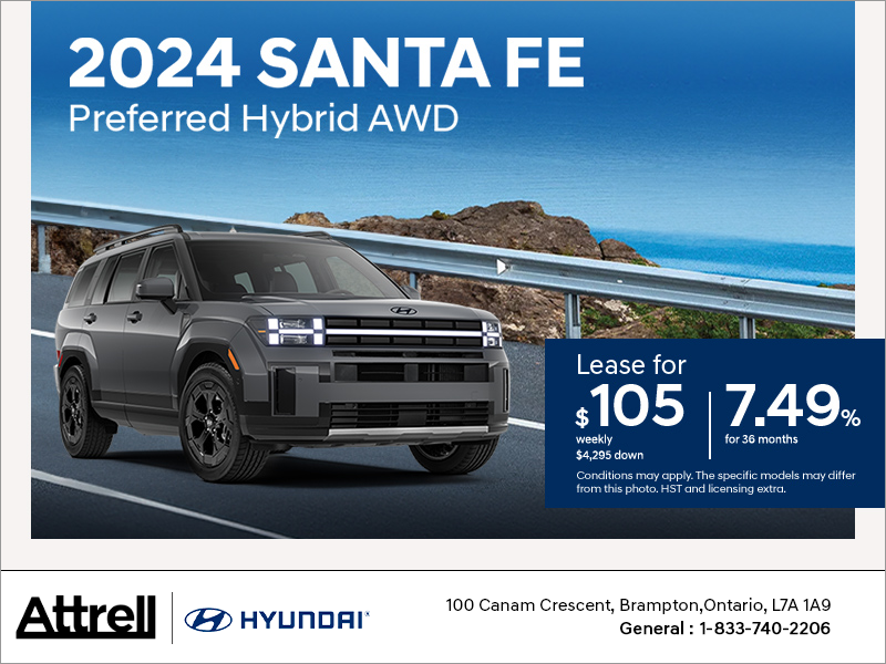 Get the 2024 Hyundai Santa Fe