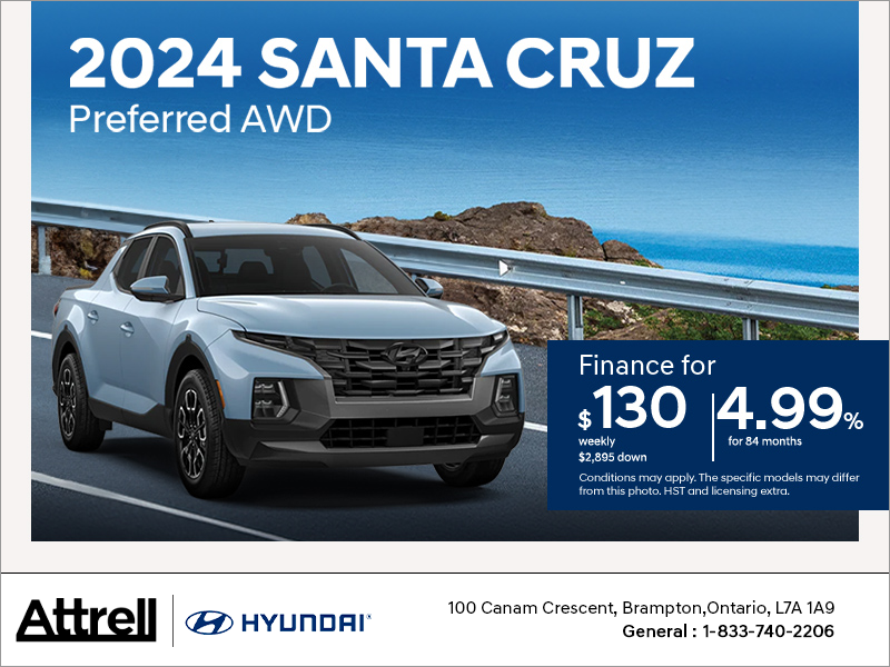 Get the 2024 Hyundai Santa Cruz