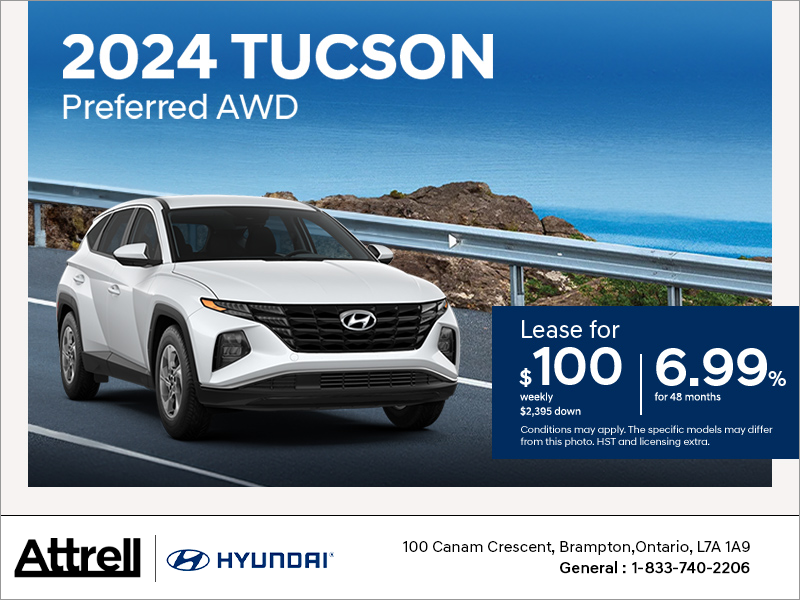 Get the 2024 Hyundai Tucson