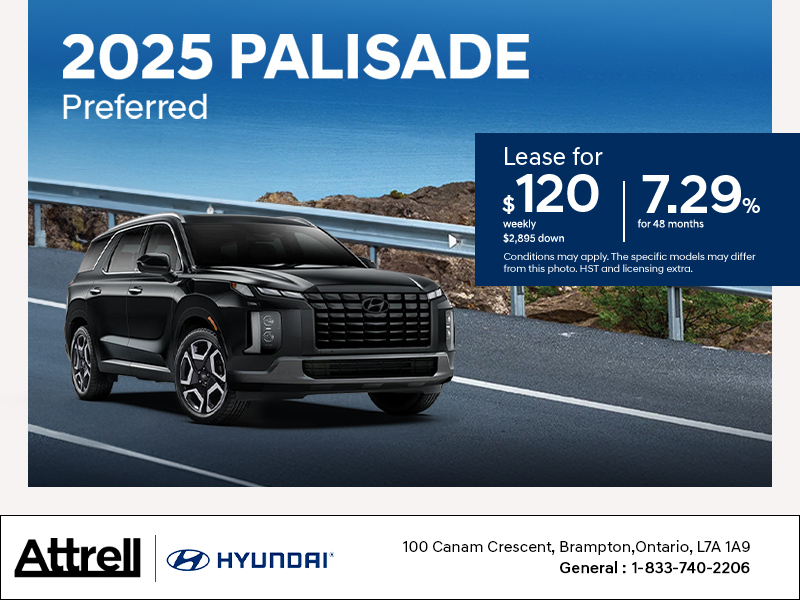 Get the 2025 Hyundai Palisade