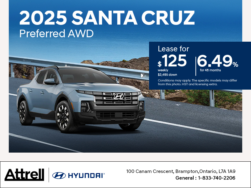 Get the 2025 Hyundai Santa Cruz