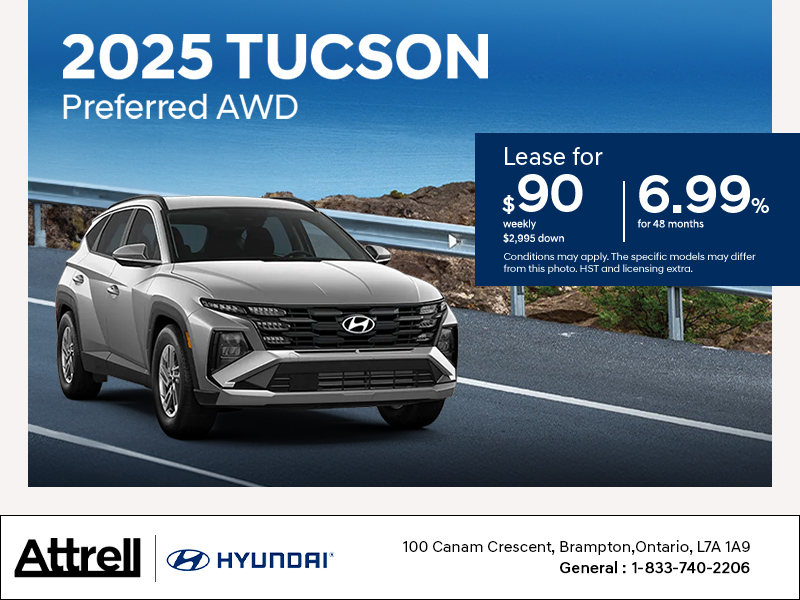 Get the 2025 Hyundai Tucson