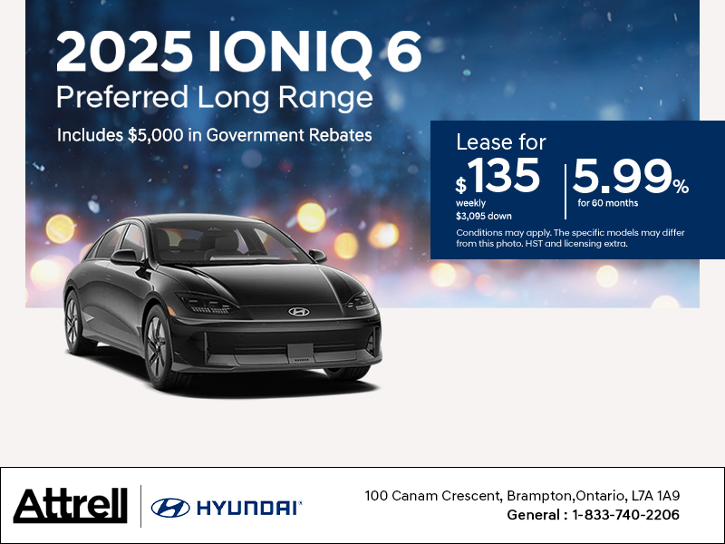 Get the 2025 Hyundai IONIQ 6