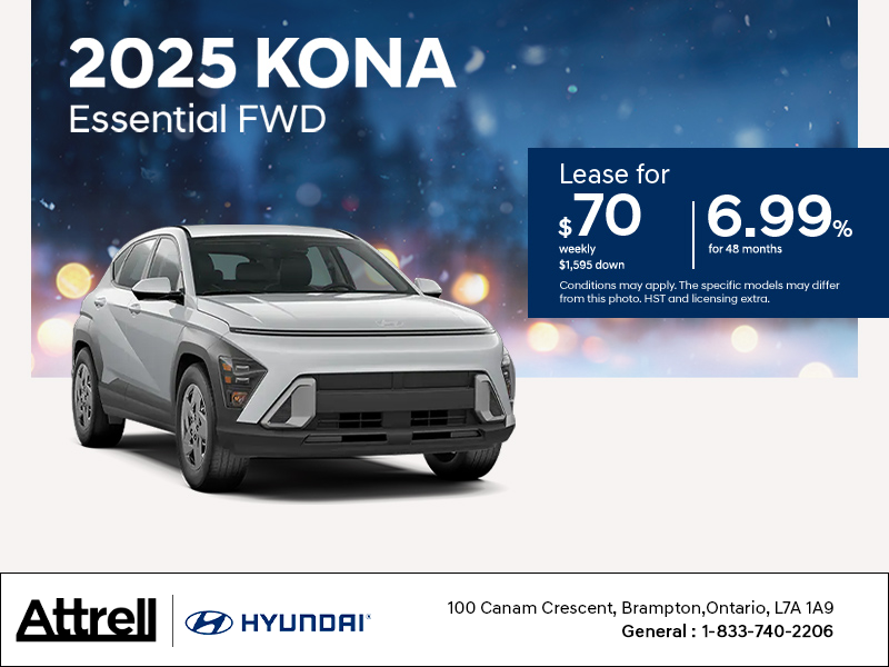 Get the 2025 Hyundai Kona