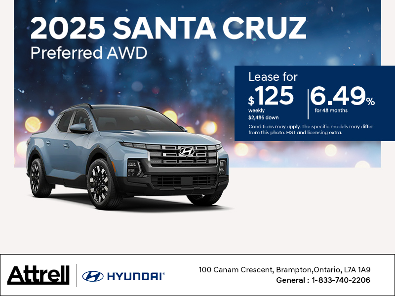 Get the 2025 Hyundai Santa Cruz