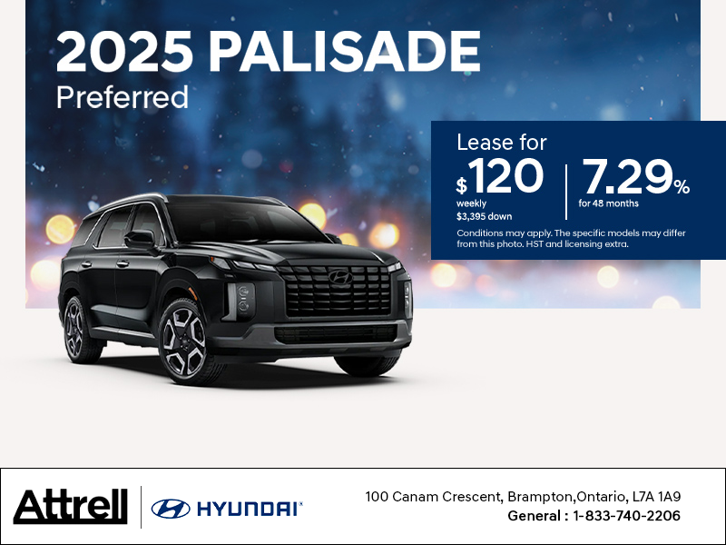 Get the 2025 Hyundai Palisade