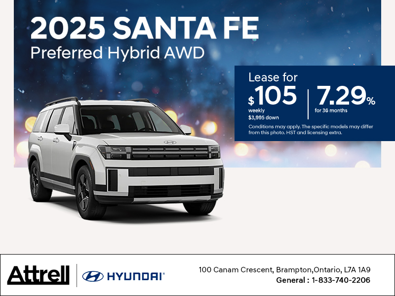 Get the 2025 Hyundai Santa Fe