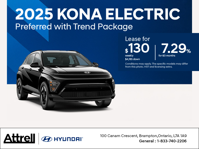 Get the 2025 Hyundai KONA Electric