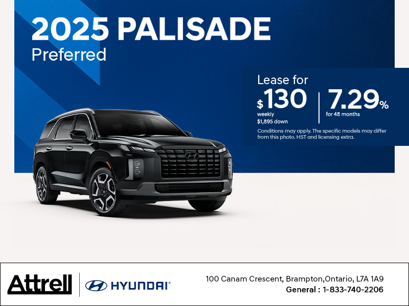 Get the 2025 Hyundai Palisade