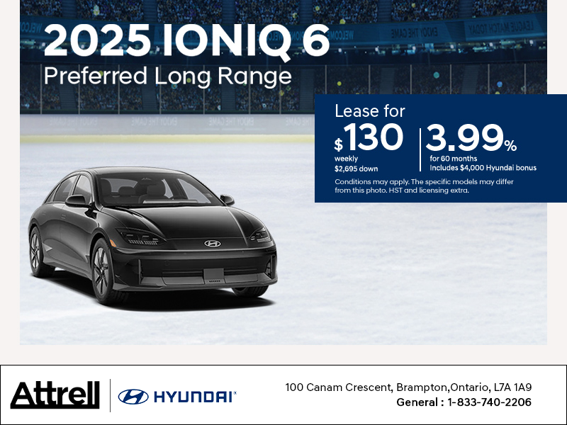 Get the 2025 Hyundai IONIQ 6