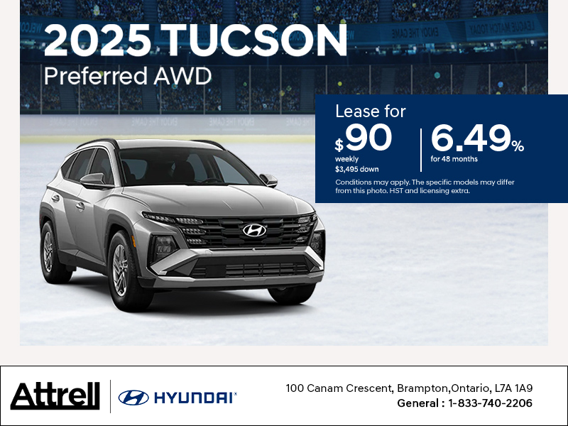 Get the 2025 Hyundai Tucson