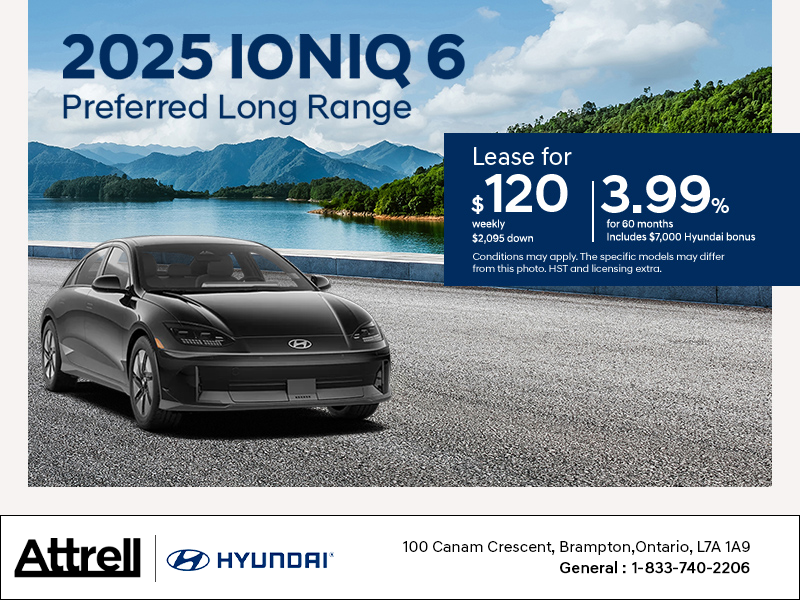 Get the 2025 Hyundai IONIQ 6