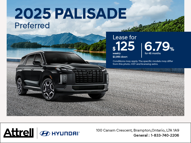 Get the 2025 Hyundai Palisade