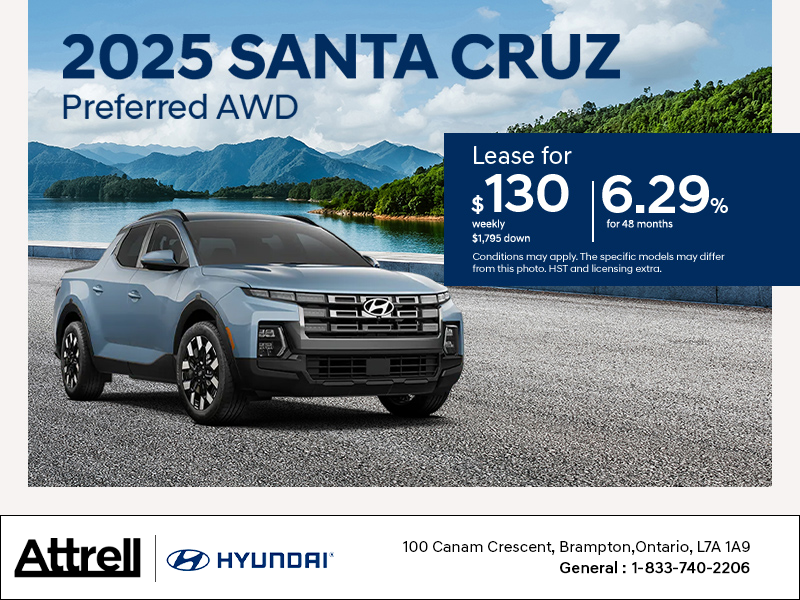 Get the 2025 Hyundai Santa Cruz