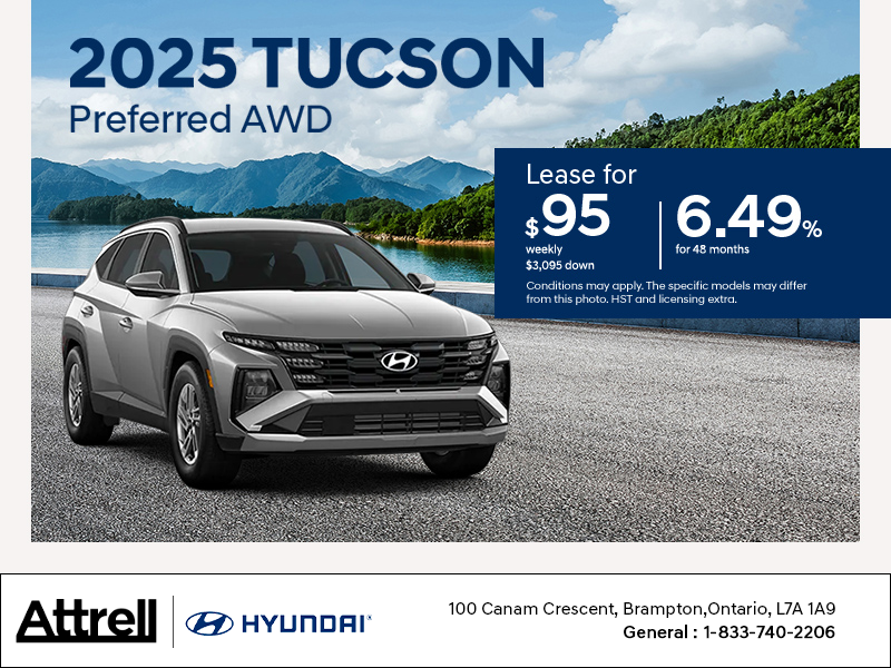 Get the 2025 Hyundai Tucson