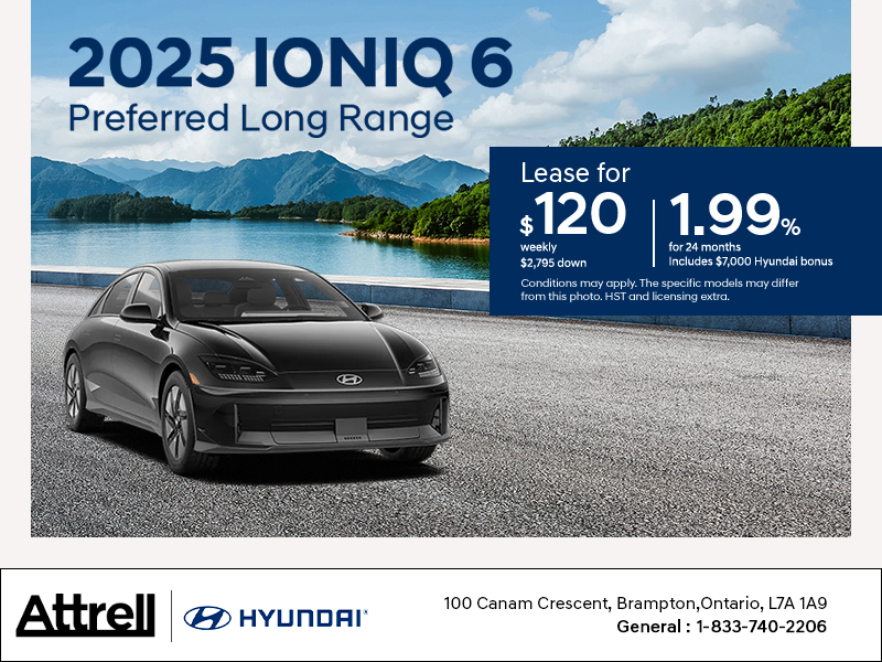 Get the 2025 Hyundai IONIQ 6