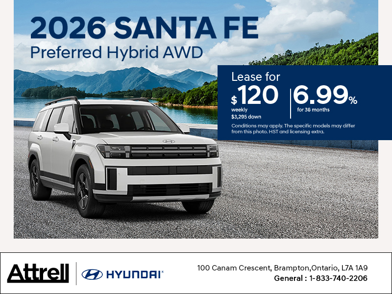 Get the 2026 Hyundai Santa Fe Hybrid