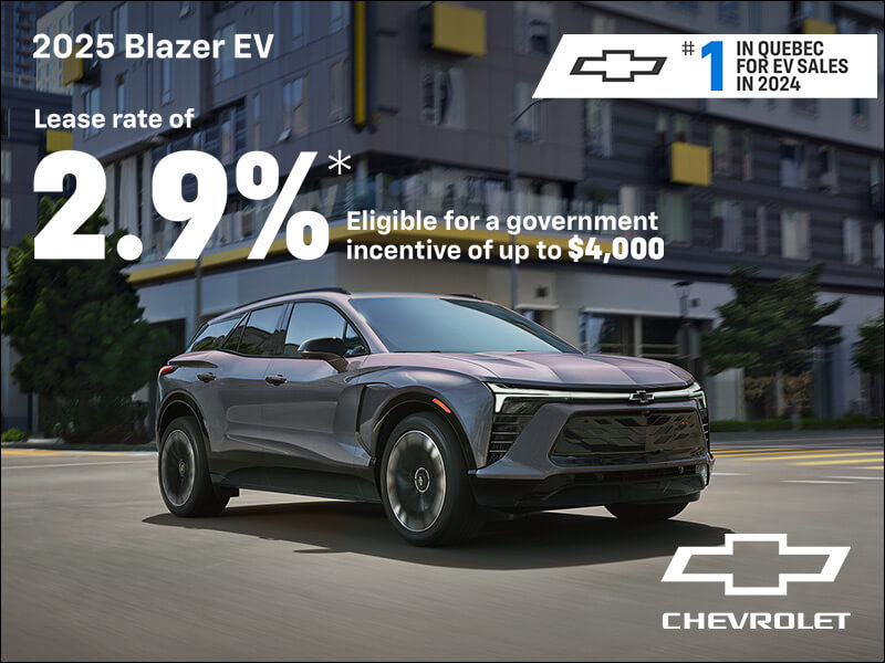 Get the 2025 Chevrolet Blazer EV