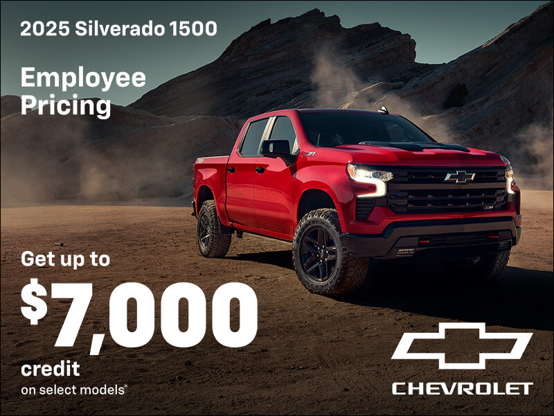 Get the 2025 Chevrolet Silverado 1500
