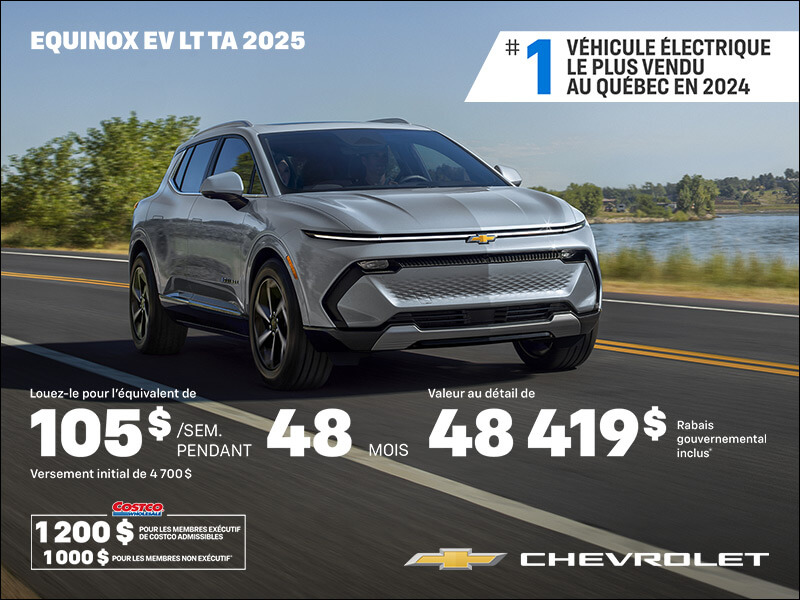 Procurez-vous le Chevrolet Equinox EV 2025