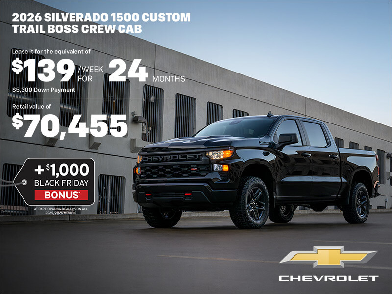 Get the 2026 Chevrolet Silverado 1500