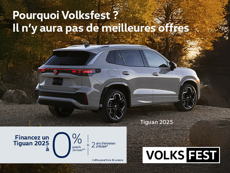 Procurez-vous le Volkswagen Tiguan 2025