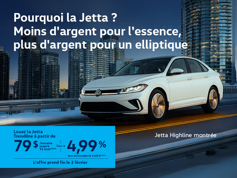 Procurez-vous le Volkswagen Jetta 2026