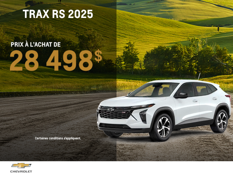 Procurez-vous le Chevrolet Trax 2025