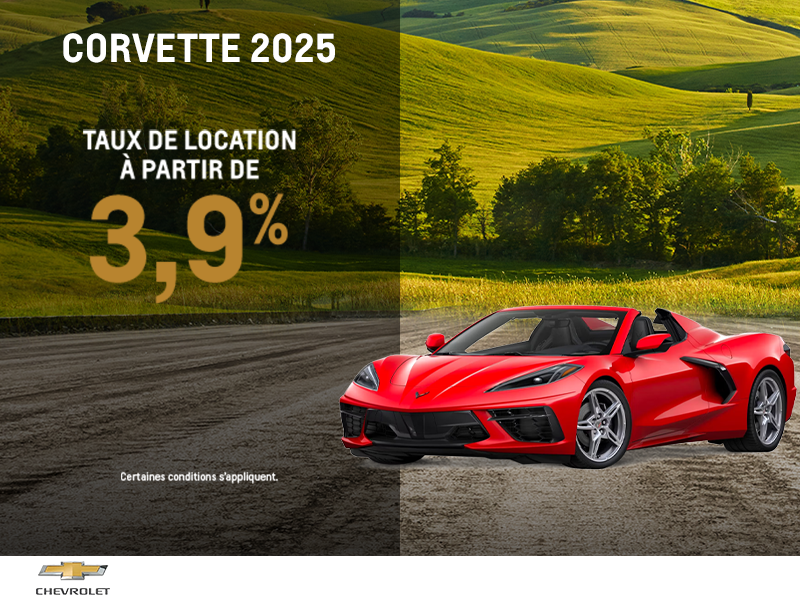 Procurez-vous le Chevrolet Corvette 2025
