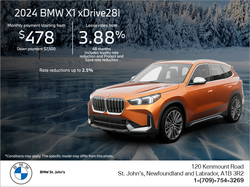 2024 BMW X1 BMW St. John's