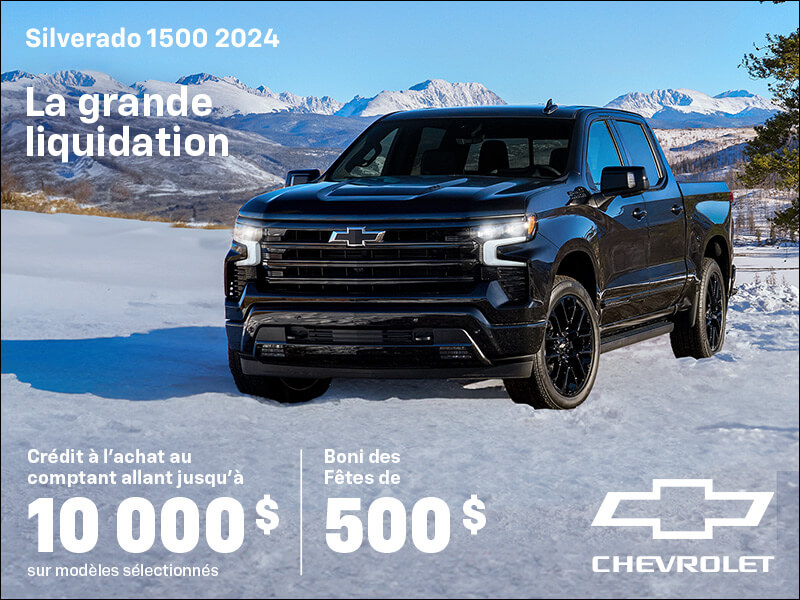 Procurez-vous le Chevrolet Silverado 1500 2024