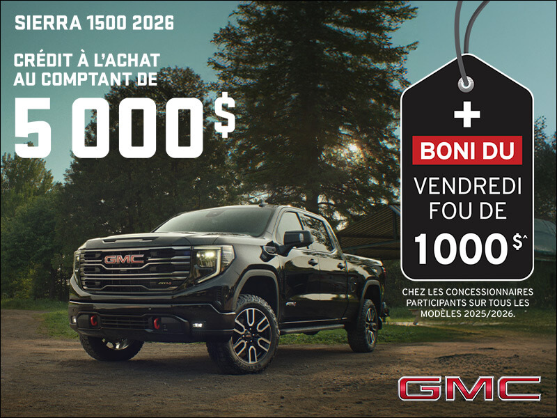 Le GMC Sierra 1500 2026
