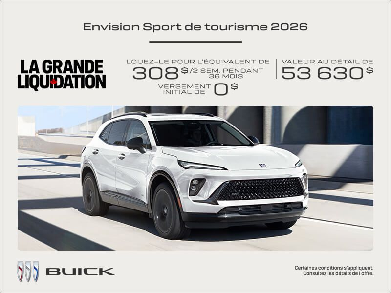 Procurez-vous la Buick Envision 2026