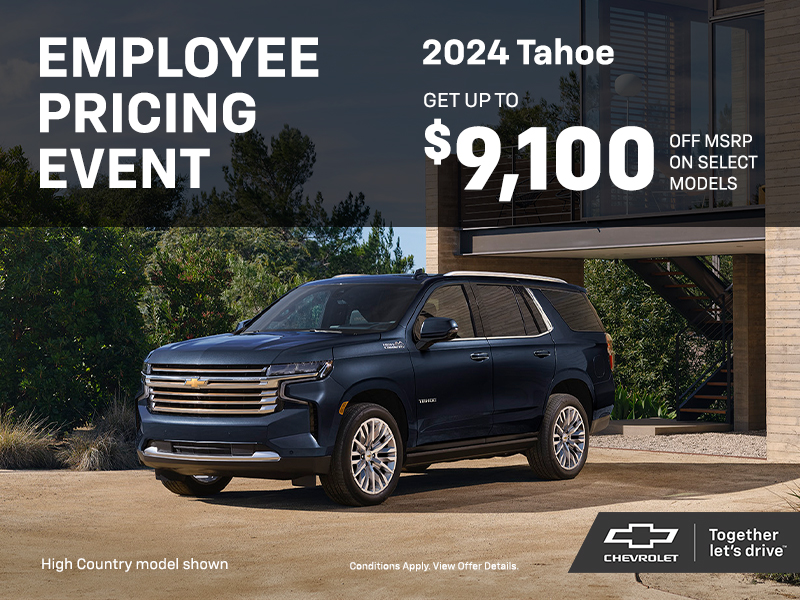 Get the 2024 Chevrolet Tahoe