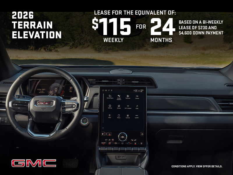 The 2026 GMC Terrain