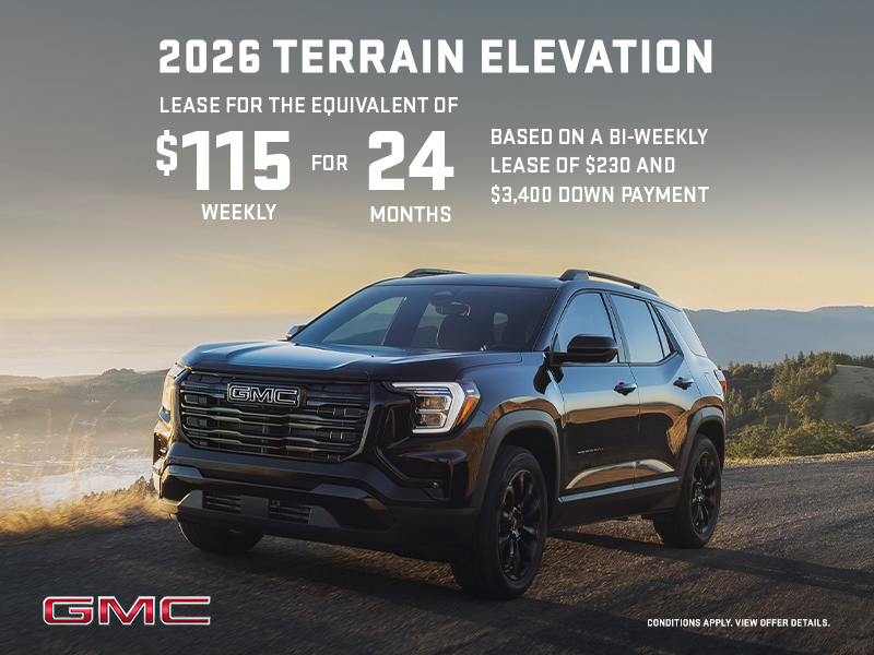 The 2026 GMC Terrain