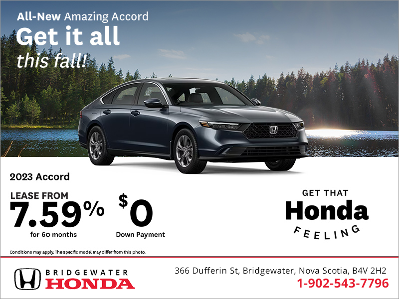Get the 2023 Honda Accord!