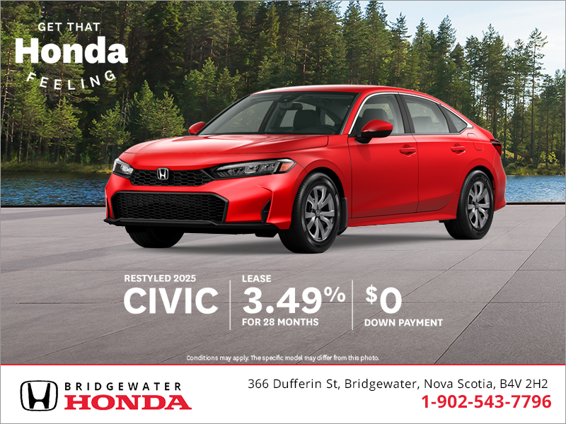 Get the 2025 Honda Civic!